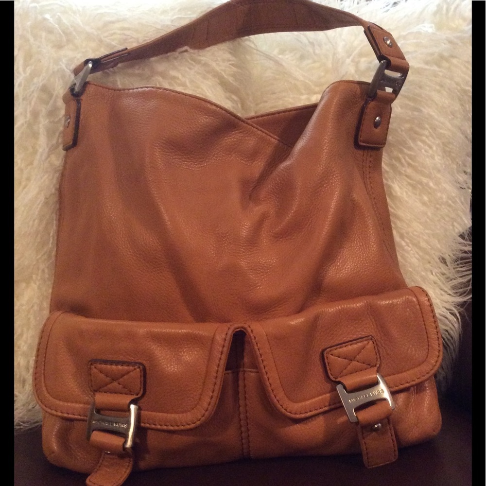 Michael Kors Leather Shoulder Tote